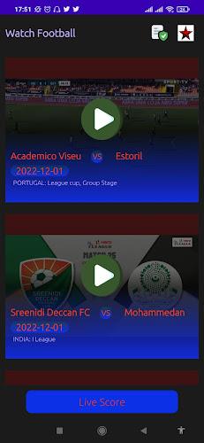 Football Live score TV Stream Screenshot 2