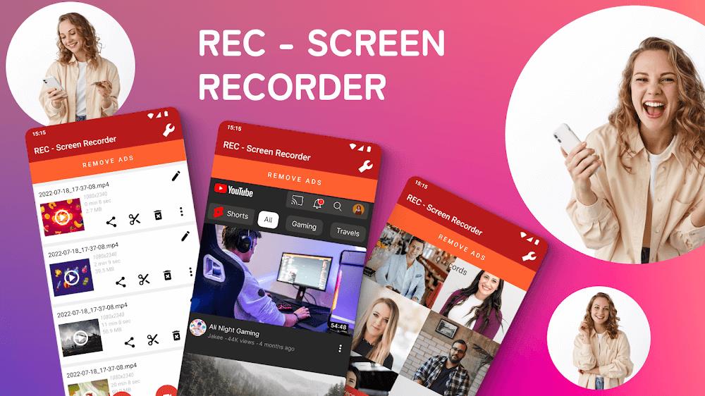 REC - Screen Recorder Tangkapan skrin 0