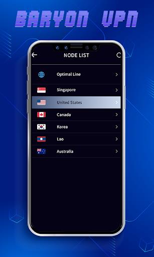 Baryonvpn Ekran Görüntüsü 0