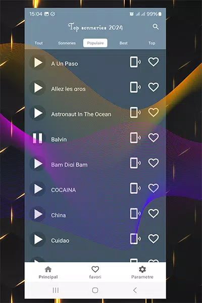 Schermata Best Android Ringtones 2024 3