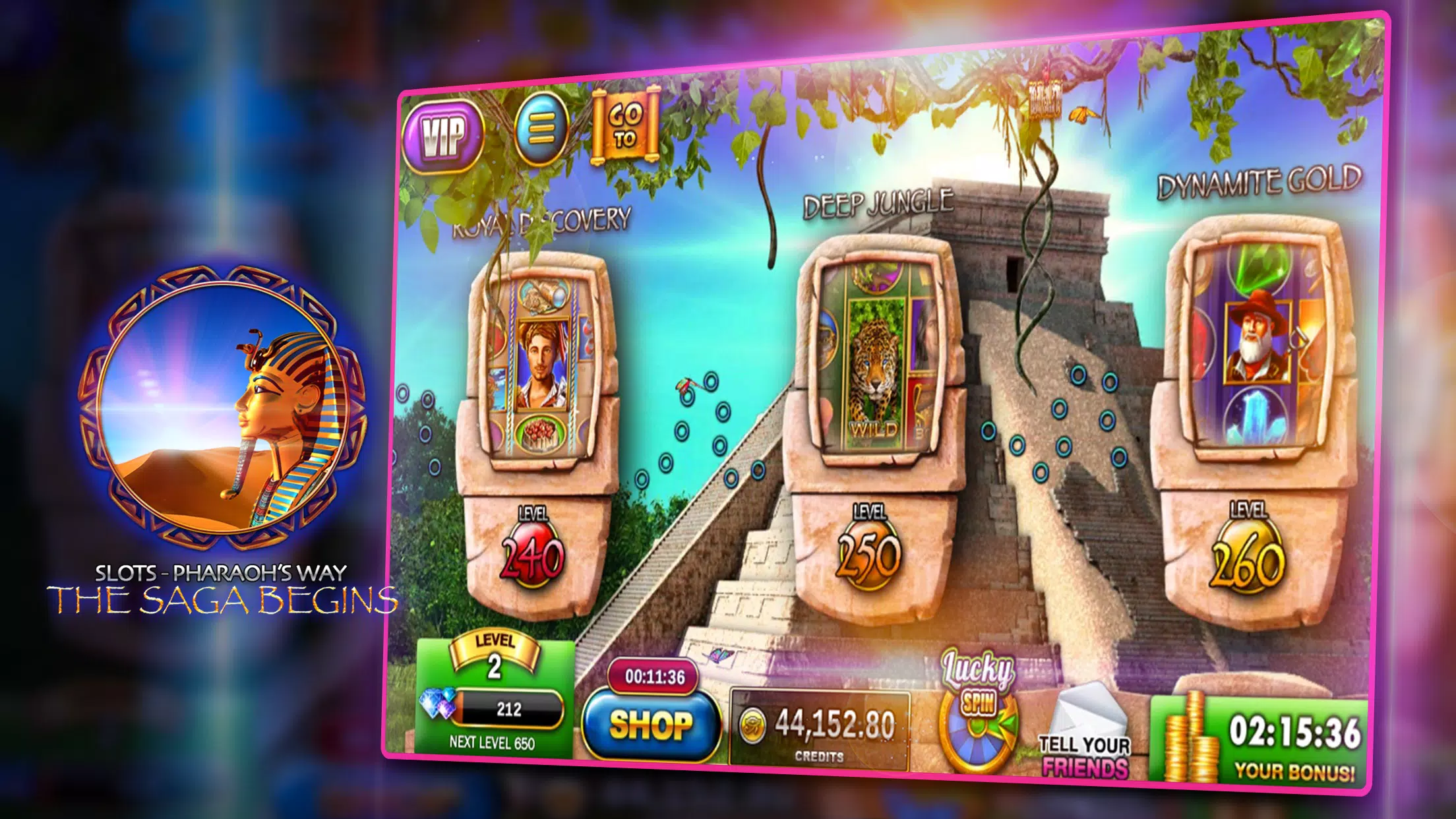 Slots - Pharaoh's Way Casino 스크린샷 0