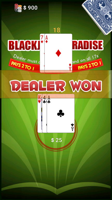 BlackJack Paradise Zrzut ekranu 3
