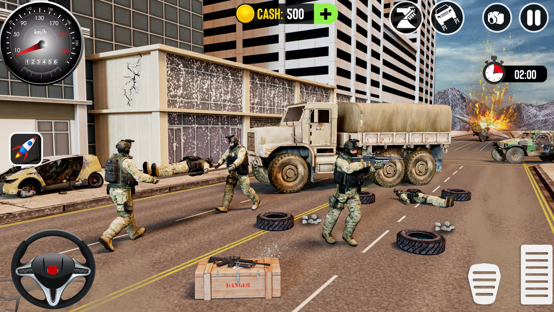 Army Car Games Truck Driving Zrzut ekranu 0