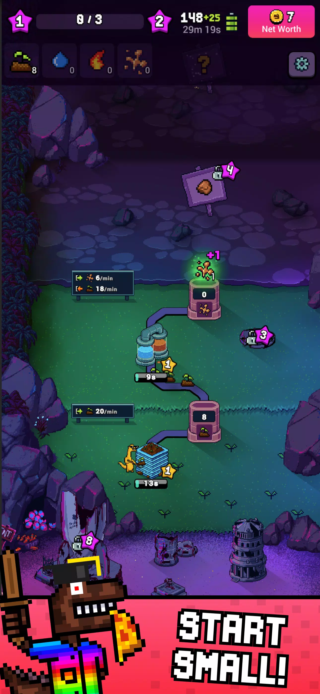 Schermata Craft World 0