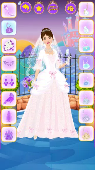 Princess Wedding Dress Up Game Ảnh chụp màn hình 3