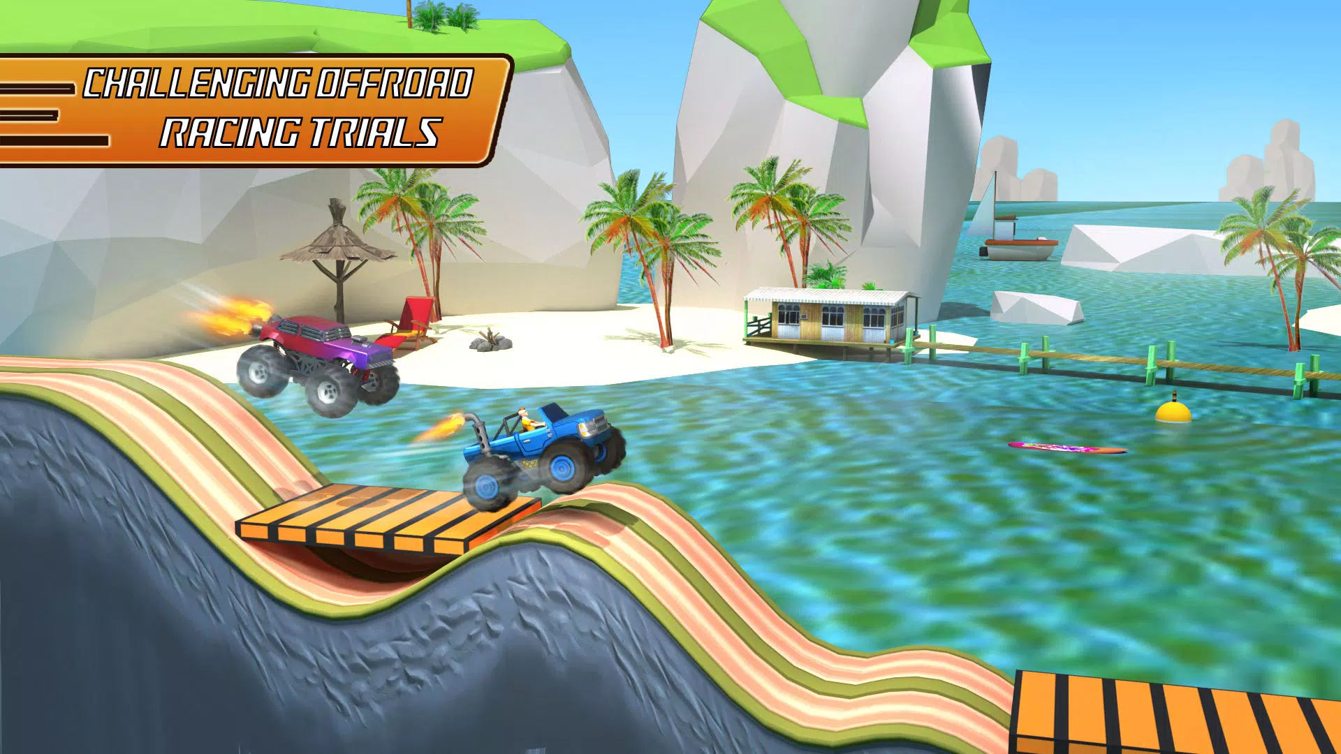 Uphill Racing - Hill Jump Game Tangkapan skrin 2