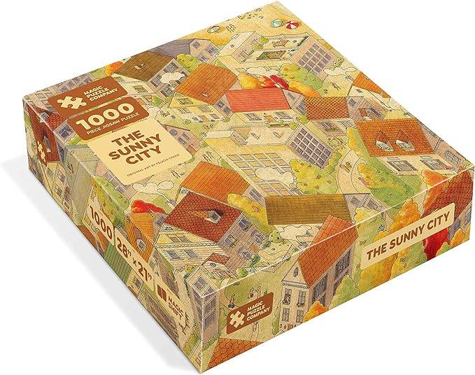 The Sunny City • 1000-Piece Jigsaw Puzzle van The Magic Puzzle Company • Serie één