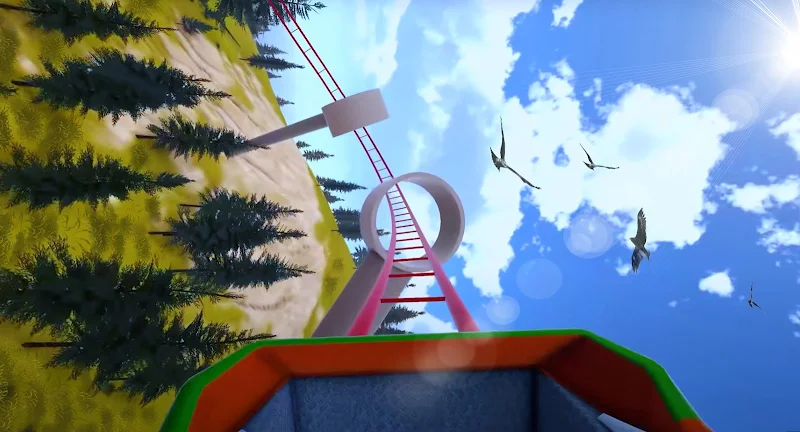 VR Roller Coaster 360 Captura de pantalla 1