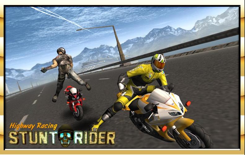 Highway Bike Attack Race Game 스크린샷 3