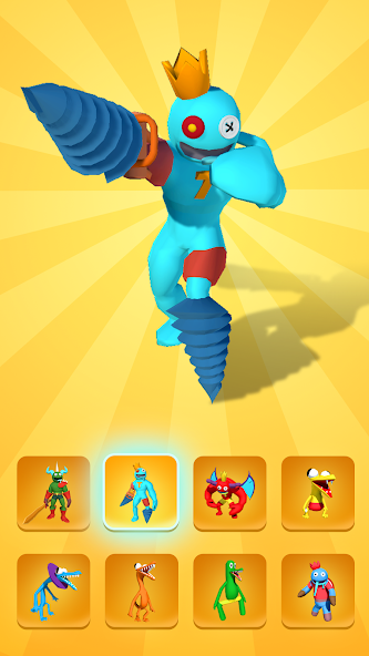Rainbow Monster - Room Maze Mod スクリーンショット 1