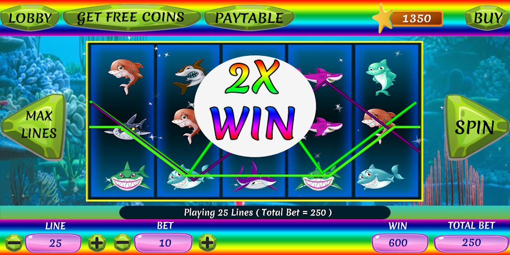 Shark Slots Zrzut ekranu 1