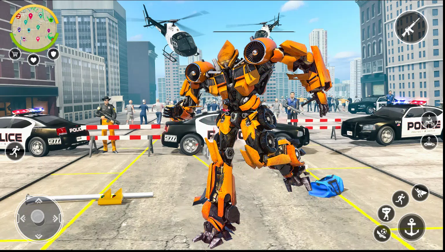 Robot Hero 3D: Robot Transform应用截图第1张