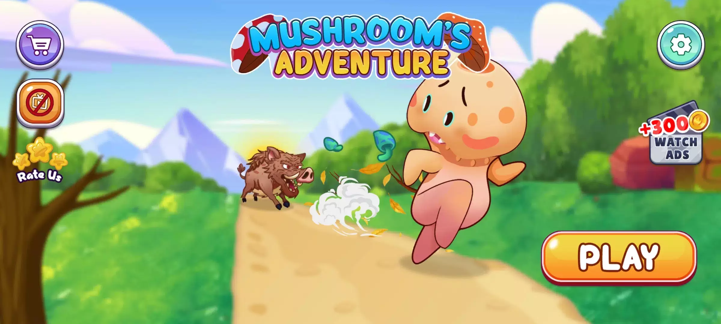 Mushroom war: Jungle Adventure Screenshot 0