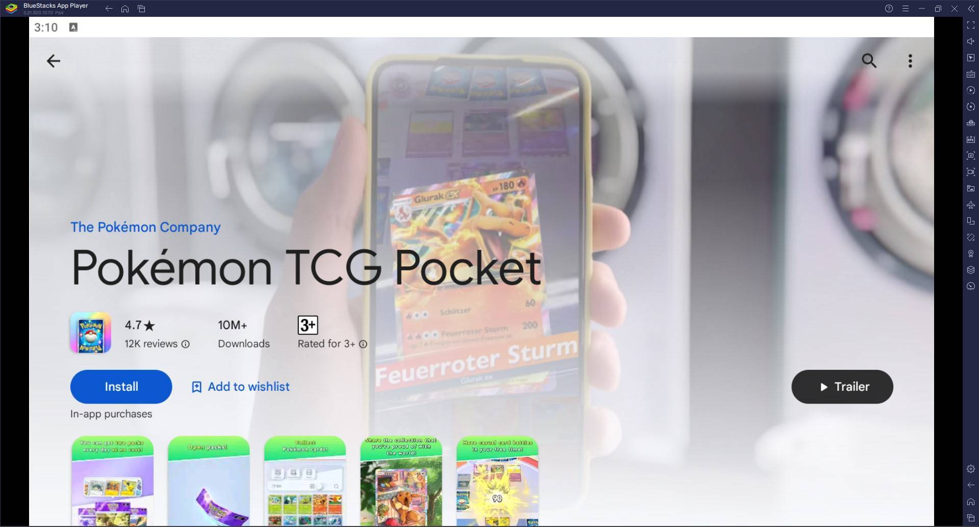 Pokémon TCG အိတ်ကပ်ကို Bluestacks နှင့်အတူ PC / MAC တွင်Pokémon Pocket Play