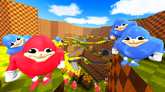 Ugandan Knuckles and Chungus Battle Royale Online Captura de pantalla 2