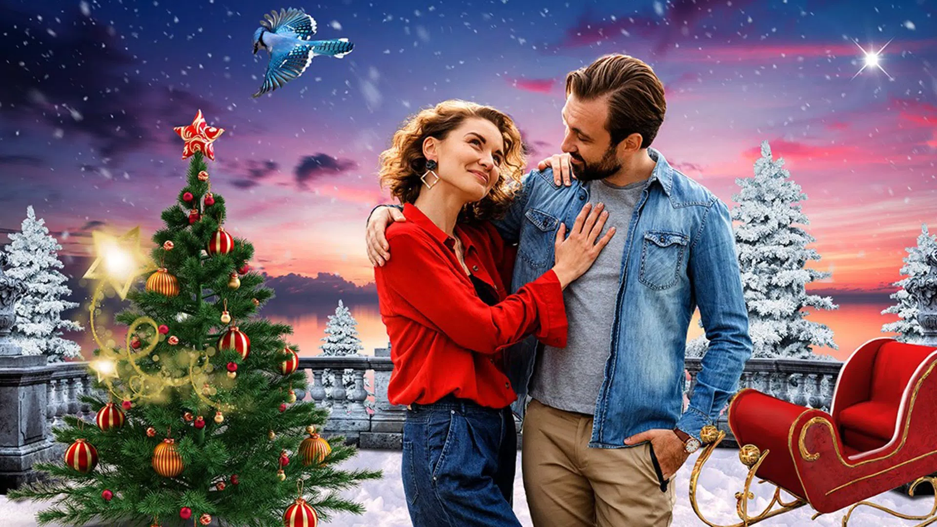 Schermata Christmas Photo Frames, Editor 0