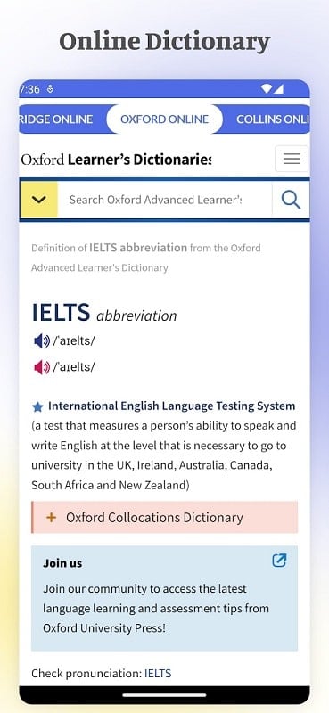 IELTS Vocabulary ภาพหน้าจอ 1