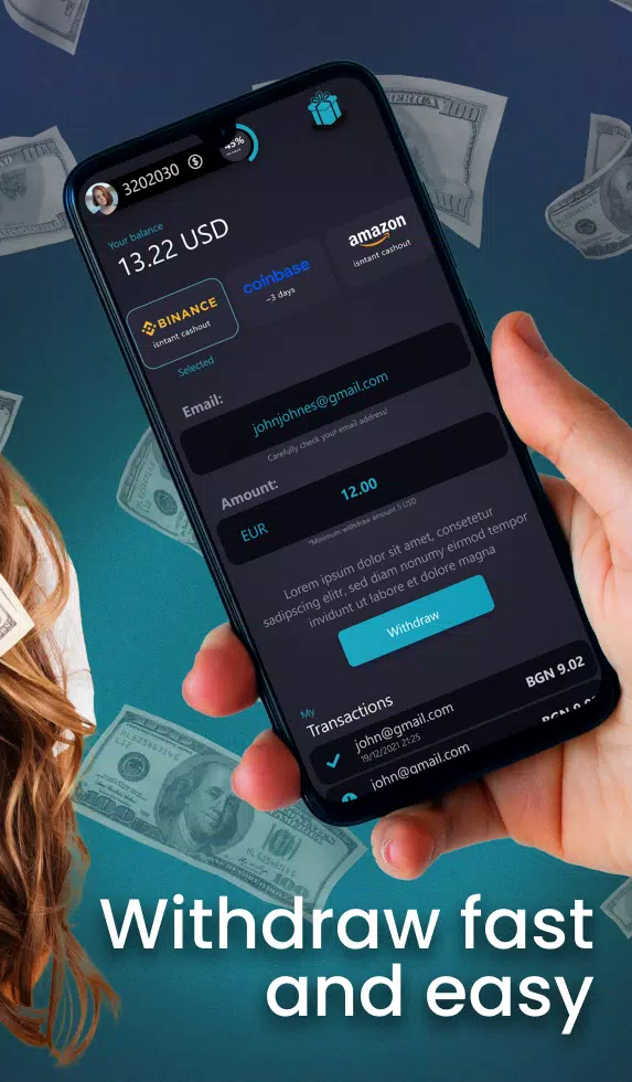 Cash Earning App Givvy Videos Capture d'écran 2