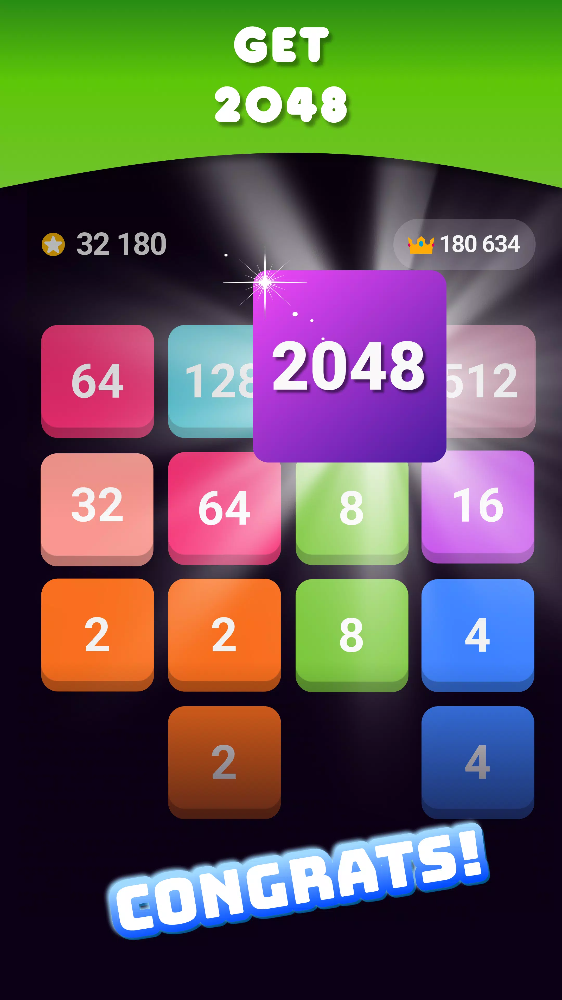 2048: Puzzle Game! Merge Block Capture d'écran 1