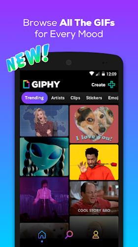 GIPHY: GIFs, Stickers & Clips स्क्रीनशॉट 0