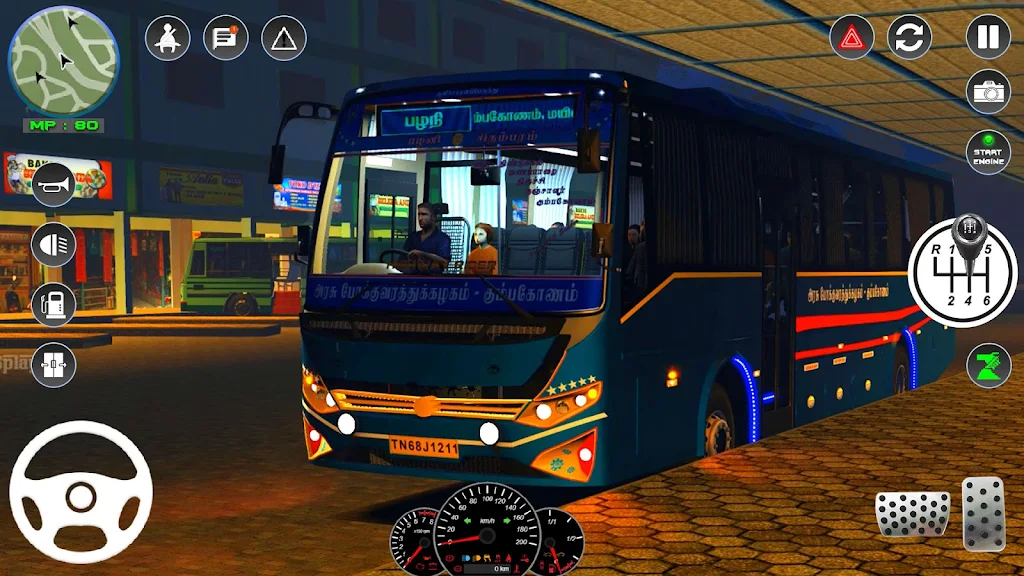 Euro Bus Transport: Bus Games Ekran Görüntüsü 0