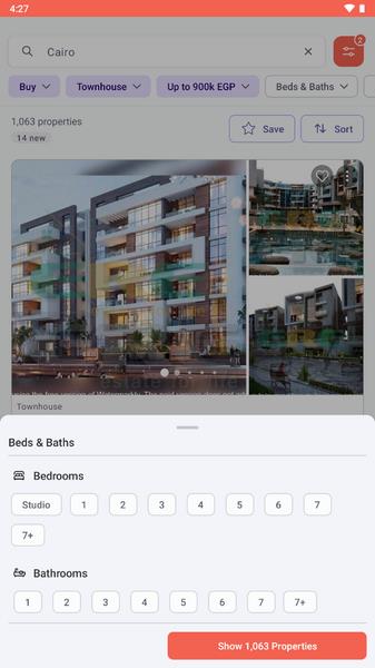 Schermata Propertyfinder 3