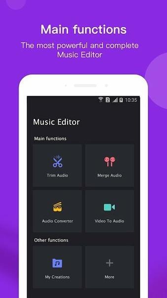 Free Music Editor - Audio, MP3, MP4 스크린샷 0