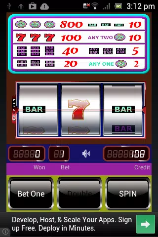 Triple Diamond Slot Machine 스크린샷 2