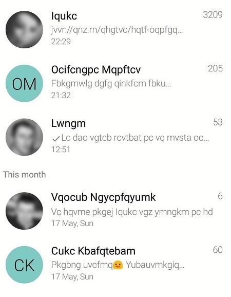 YAATA - SMS/MMS messaging 螢幕截圖 2