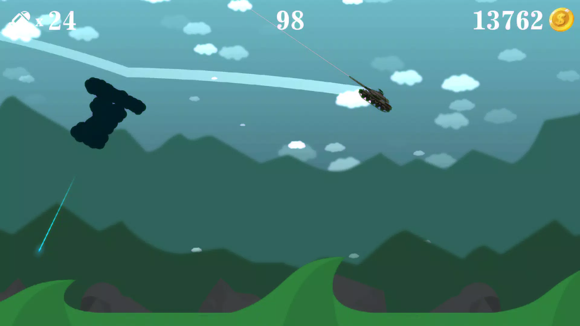 Schermata Flip the tank blast shot 1