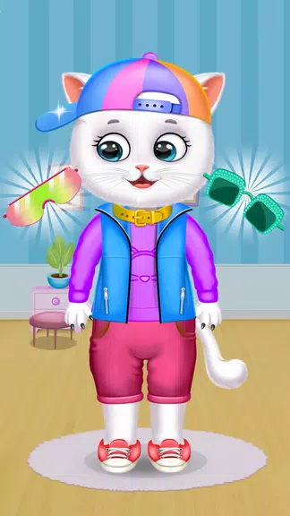 Cute Kitty Cat Pet Care Zrzut ekranu 2