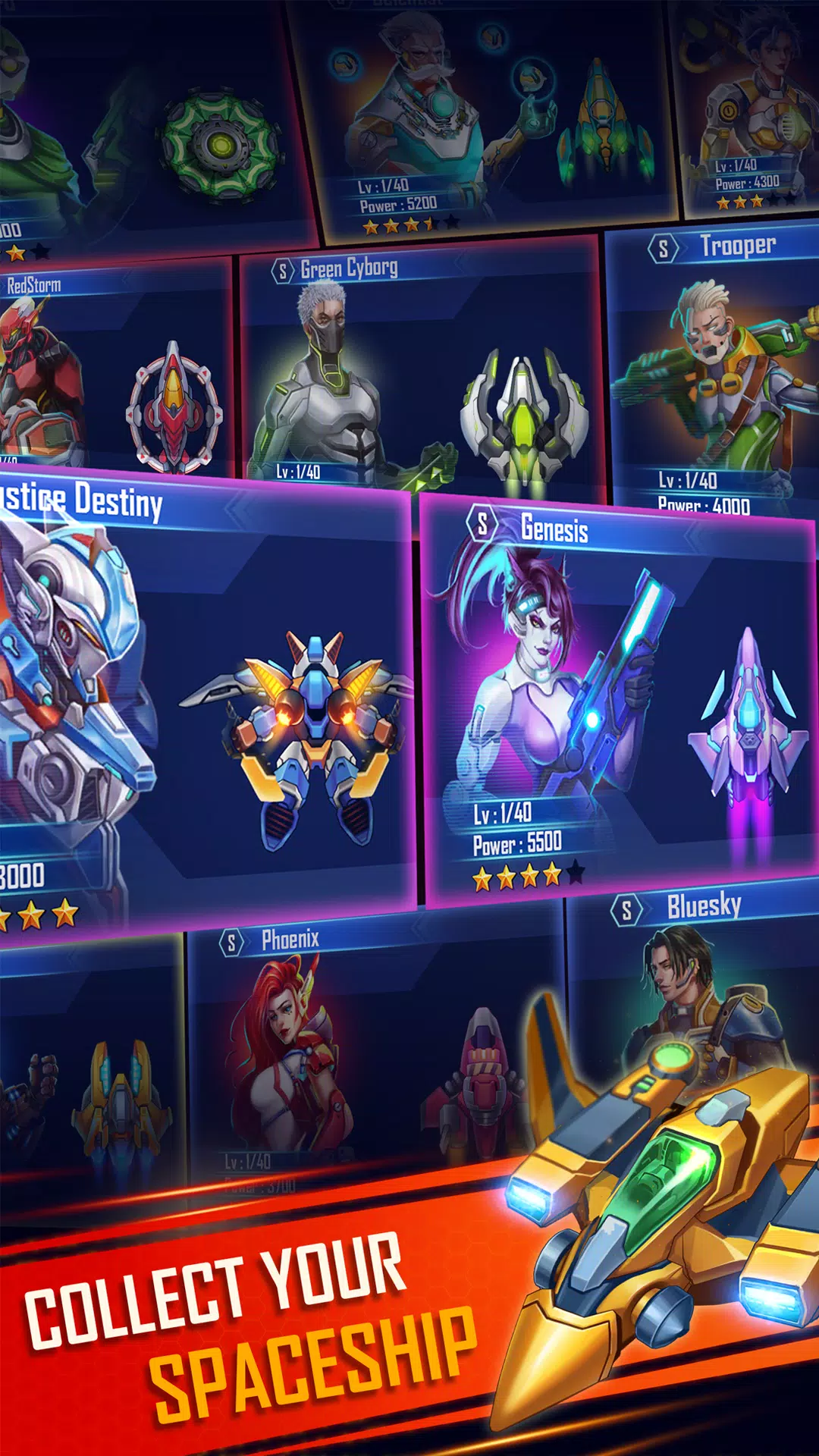 WindWings: Galaxy attack Pro应用截图第2张