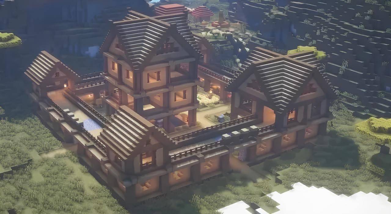 Wooden Castle Minecraft