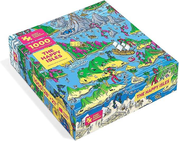 The Happy Isles • Puzzle de puzzle de 1000 pièces de la Magic Puzzle Company • Series One