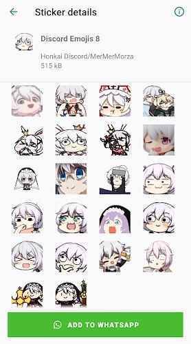 Honkai Whatsapp Stickers 螢幕截圖 1