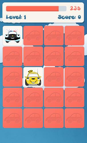 Cars memory game for kids Captura de tela 3