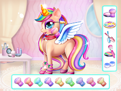 Unicorn Dress up Girls Game Tangkapan skrin 3