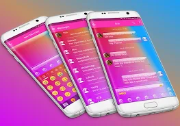 SMS Messages Glass Gradient スクリーンショット 0