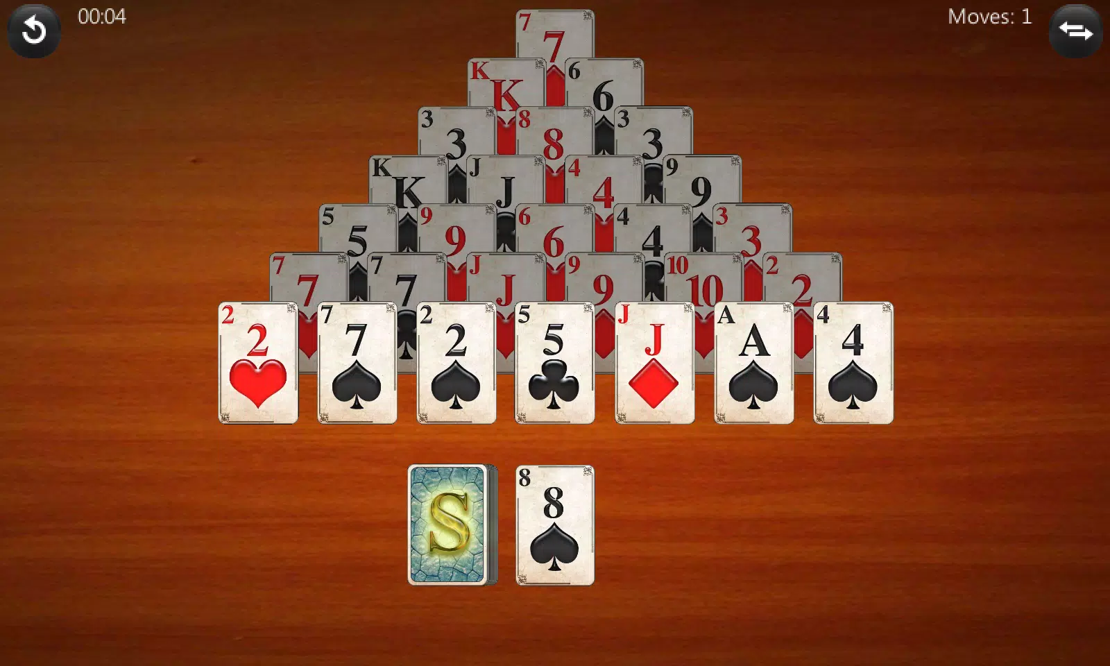 Pyramid Solitaire Schermafbeelding 0