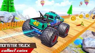 Schermata Monster Car Stunts Game 2023 1