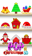 Pop It Christmas 3D Antistress Captura de pantalla 0