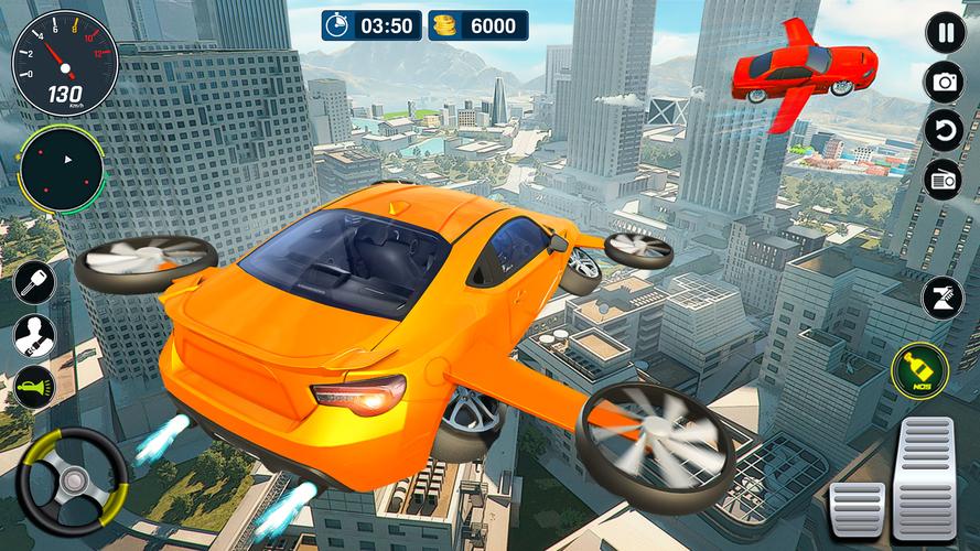 Schermata Flying Car Simulator: Car Game 2