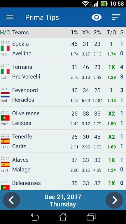 Fußball Vorhersagen PrimaTips Screenshot 0