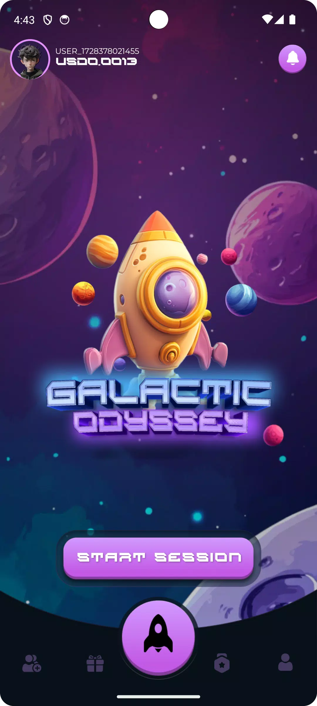 Galactic Odyssey स्क्रीनशॉट 1