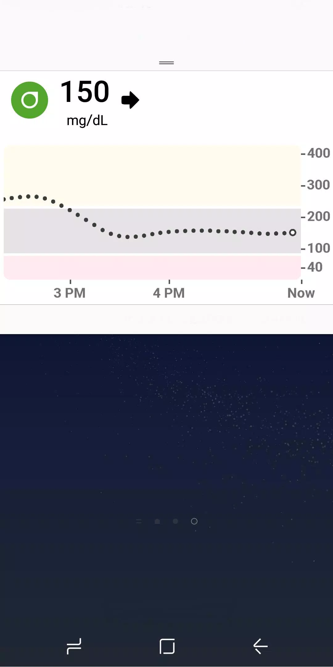 Dexcom G6 ဖန်သားပြင်ဓာတ်ပုံ 1