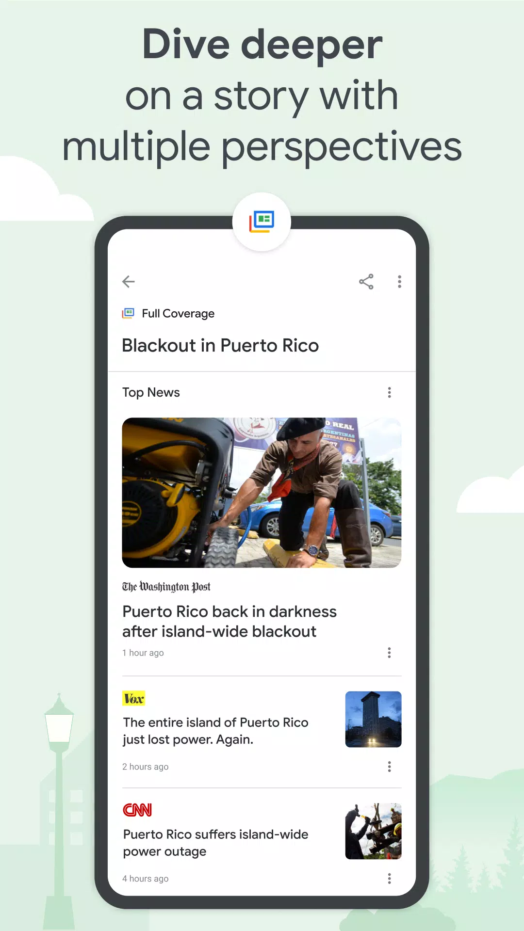 Google 新聞 – 每日頭條新聞 螢幕截圖 2