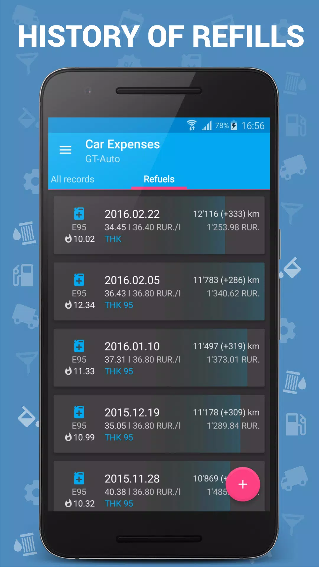 Car Expenses Manager Ảnh chụp màn hình 2