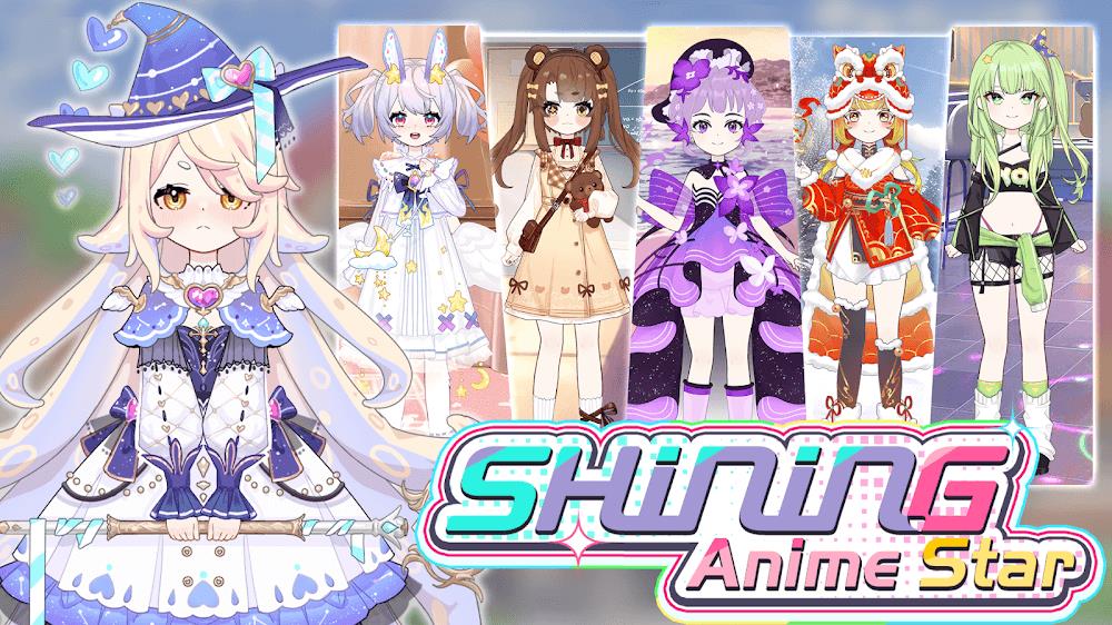 Schermata Dress Up! Shining Anime Star 0