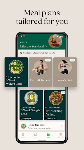 Lifesum: Calories et Jeûne Capture d'écran 3