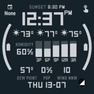 Weather for Wear OS Capture d'écran 0